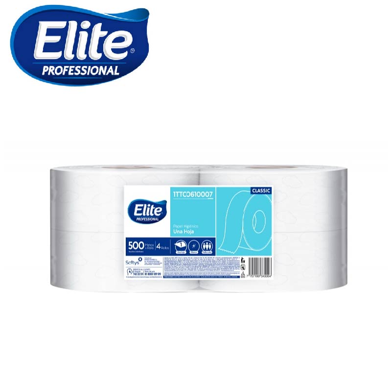 PH ELITE JUMBO HS BLANCO - BOLSA X 4 ROLLOS DE 500
