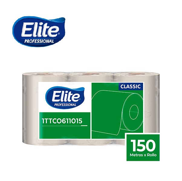 TO ELITE ROLLO HT NATURAL - BOLSA X 3 ROLLOS DE 150 m